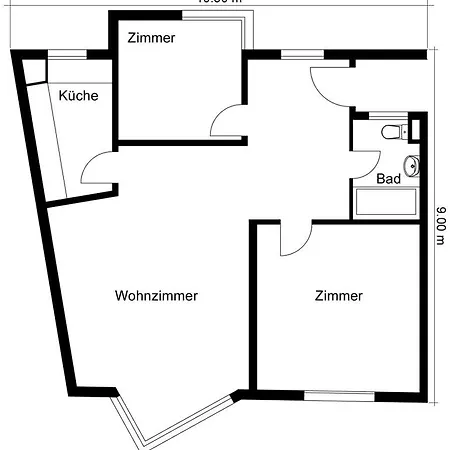 Lovely 2br - Mainau 7 Apartman *